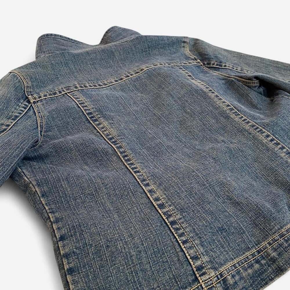y2k dark wash denim jacket - Picture 5 of 5